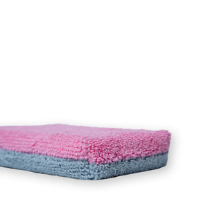 AUTOFIBER Thin Saver Applicator Terry Microfiber Coating Applicator Sponge w/ Plastic Barrier