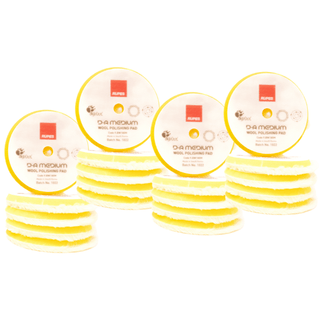 RUPES Yellow DA Medium Polishing Wool Pad