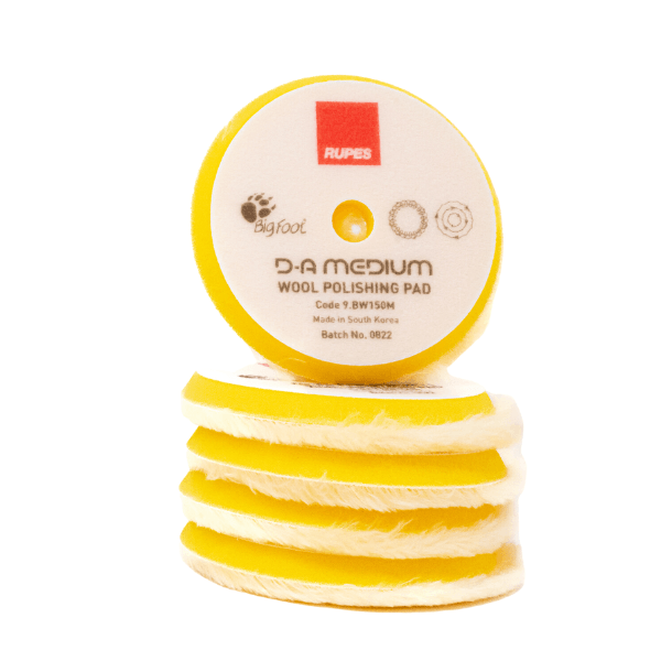 Yellow DA Medium Polishing Wool Pad