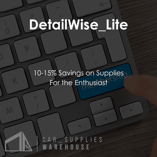 DetailWise Memberships Car Supplies Warehouse DetailWiseLite