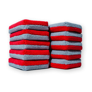 AUTOFIBER Thin Saver Applicator Terry Microfiber Coating Applicator Sponge w/ Plastic Barrier