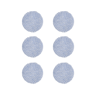 BUFF AND SHINE | Blue/White 100% Knitted Wool Blue Foam Interface (Edge Bevel) • Cutting Car Supplies Warehouse