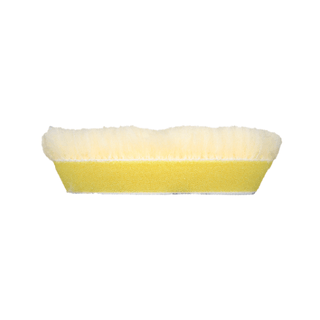 BUFF AND SHINE | Yellow Knitted Wool Dark Yellow Foam Interface (Edge Bevel) •Polishing Car Supplies Warehouse