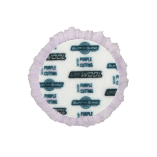 BUFF AND SHINE | Purple 100% Knittted Wool Blend • Cutting Car Supplies Warehouse