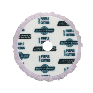 BUFF AND SHINE | Purple 100% Knittted Wool Blend • Cutting Car Supplies Warehouse