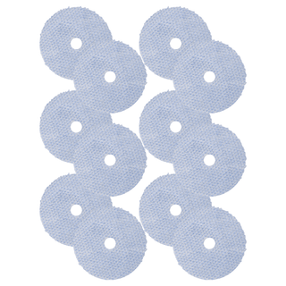 BUFF AND SHINE | Blue/White 100% Knitted Wool Blue Foam Interface (Edge Bevel) • Cutting Car Supplies Warehouse