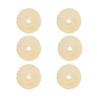 BUFF AND SHINE | Yellow Knitted Wool Dark Yellow Foam Interface (Edge Bevel) •Polishing Car Supplies Warehouse