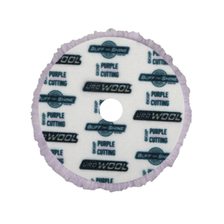 BUFF AND SHINE | Purple 100% Knittted Wool Blend • Cutting Car Supplies Warehouse