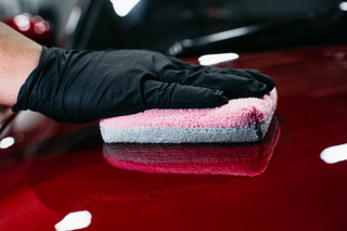 AUTOFIBER Thin Saver Applicator Terry Microfiber Coating Applicator Sponge w/ Plastic Barrier