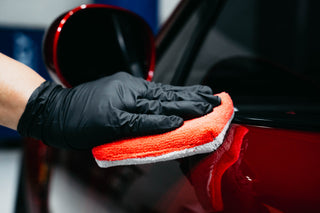 AUTOFIBER Thin Saver Applicator Terry Microfiber Coating Applicator Sponge w/ Plastic Barrier