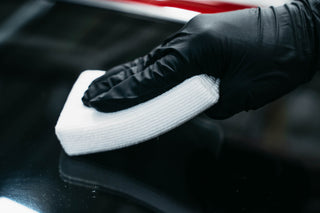 AUTOFIBER Thin Saver Applicator Terry Microfiber Coating Applicator Sponge w/ Plastic Barrier