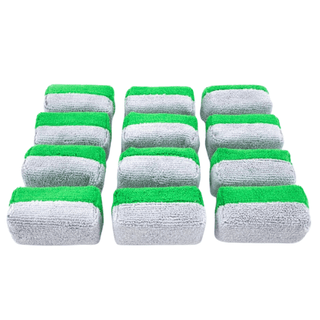 AUTOFIBER | Saver Coating Applicator Mini 12 Pack Green Car Supplies Warehouse