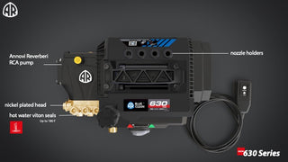 AR630(black) Pro Electric Pressure Washer – Commercial-Grade Performance for Detailers & Professionals
