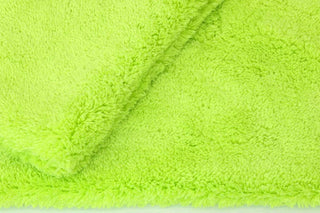 AUTOFIBER | Motherfluffer XL Plush Drying Towel (22" x 22") Green Close Up Car Supplies Warehouse
