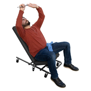 MAXJAX Reclining Creeper Seat - Hi-Low Adjustable Creeper Seat
