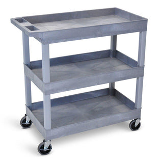 Luxor EC111HD-G Heavy Duty Tub Cart with Three Shelves - Car Supplies WarehouseLuxorcartcartsluxor