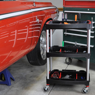 Luxor MC-3 Mechanic's Three-Shelf Cart - Car Supplies WarehouseLuxorcartcartsluxor
