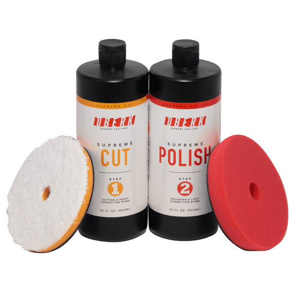 Oberk Supreme Paint Correction Detailer's Kit - Car Supplies WarehouseOberk kitbuffing padscompoundexterior