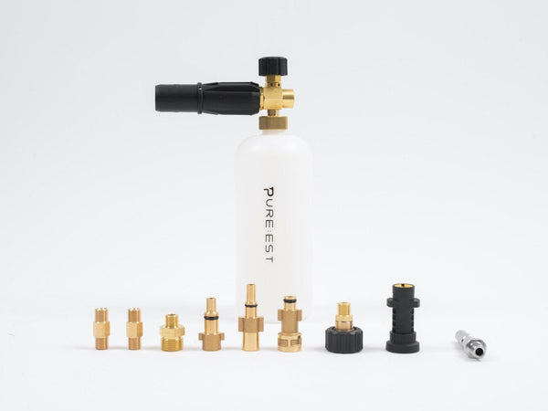 Pure:est - Foam Canon + Adapter Kit (for pressure washers) - Car Supplies WarehousePure:estcar washcar wash soapfoam