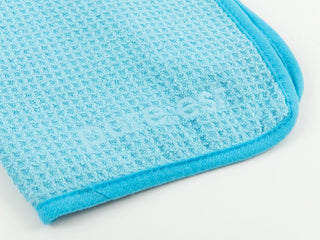 Pure:est - Waffle Weave Towel 16"x16" Light Blue - Car Supplies WarehousePure:estglass towelPure:esttowel