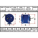 RapidAir - 1/2" Hose Reel (Dual Arm) - Car Supplies WarehouseRapidAirairair compressorair hose