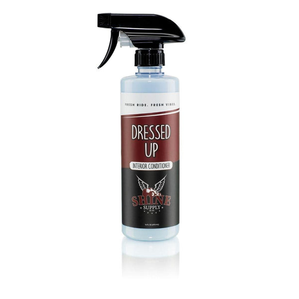 SHINE SUPPLY | Dressed Up - 16oz. w/ Black Sprayer Case - Car Supplies WarehouseShine Supplyinterior detailerinterior detailinginterior protection