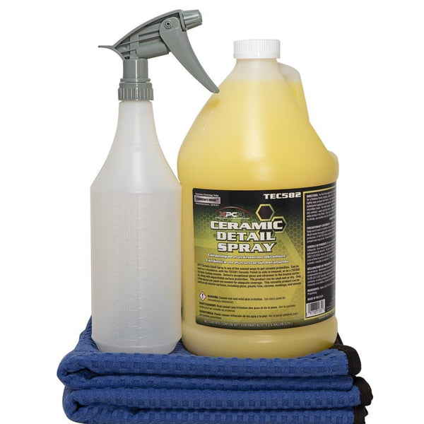 Technician's Choice TEC582 Ceramic Detail Spray Detailer's Kit - Gallon - Car Supplies Warehouse Technician's Choice KitceramicCeramic coating sprayexterior