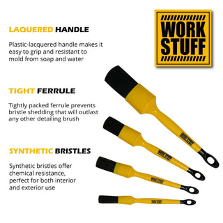 Work Stuff Detailing Brush - Black - Car Supplies Warehouse Work Stuffaccessoriesbrushbrushes