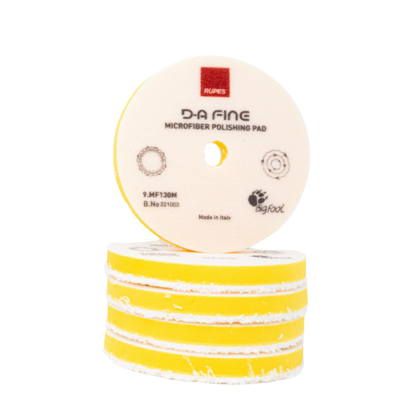 RUPES | D-A Fine Polishing Microfiber Pad (Yellow)