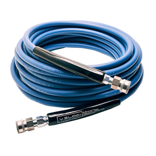 MTM | PRESSURE WASHER HOSE SMOOTH 3/8 X 25 4,000 PSI, BLUE W/ SS QC'S
