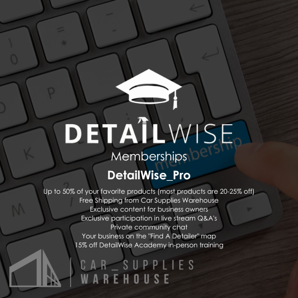 DetailWise Memberships Car Supplies Warehouse