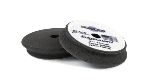 BUFF AND SHINE | EdgeGuard Foam Pad, Black, Finishing, 5" / 130mm (2 pack)