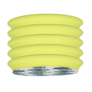 BUFF AND SHINE | Uro-Tec Yellow Polishing Foam Grip Pad Car Supplies Warehouse