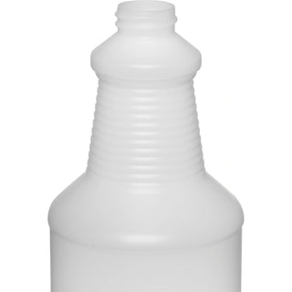 Empty Spray Bottle -32 oz. HDPE Carafe Bottle – Ribbed Grip Neck