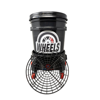 Black Car Wash Bucket for Wheels