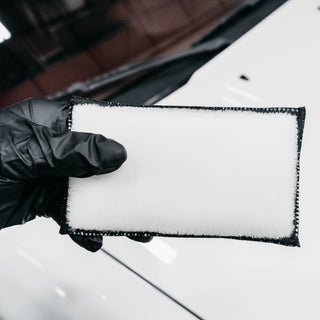 OPTICLE | Dual Scrub Pad: Leather, Vinyl, Plastic & Upholstery (blue or gray)