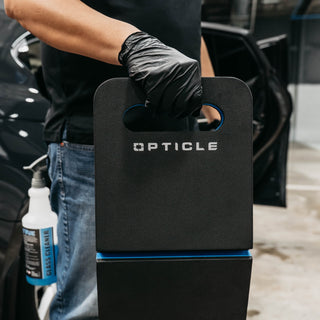 OPTICLE | Folding Kneeling Mat Blue & Black