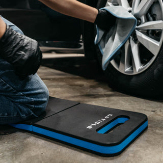 OPTICLE | Folding Kneeling Mat Blue & Black