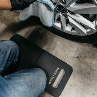 OPTICLE | Folding Kneeling Mat Blue & Black