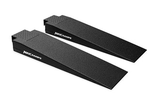 MaxRamps | Drive-Up Lift Ramp with Hook - 5" High x 14" Wide