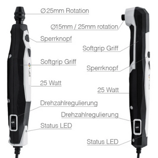 LIQUID ELEMENTS A800 Mini Cordless Polishing System – Compact Precision Tools for Tight-Space Detailing