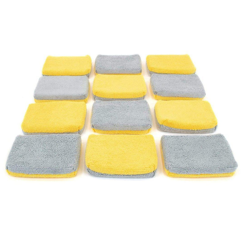 Autofiber Thin Saver Applicator Terry Microfiber Coating Applicator Sponge w/ Plastic Barrier - Car Supplies WarehouseAutofiberapplicatorbest sellercoating applicator