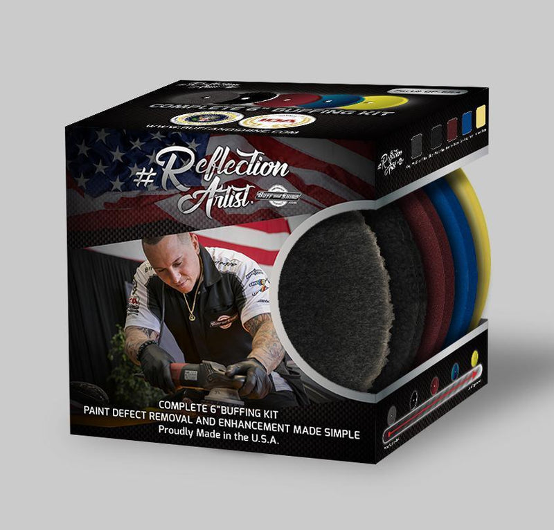 Buff and Shine Reflection Artist Complete Buffing Kit - Car Supplies WarehouseBuff and Shinebuffing padsbundlecutting pad