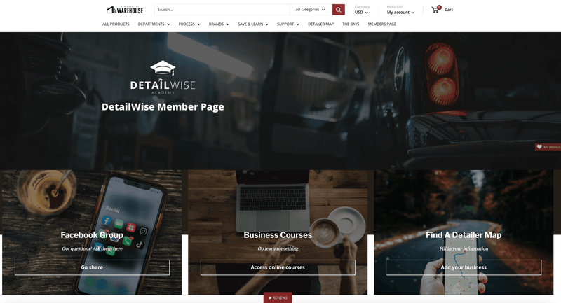 DetailWise Memberships - Car Supplies WarehouseCar Supplies Warehouse