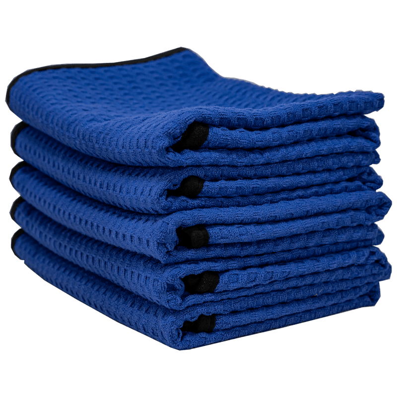 16x16 Microfiber Waffle Weave Towel - Pack of 6