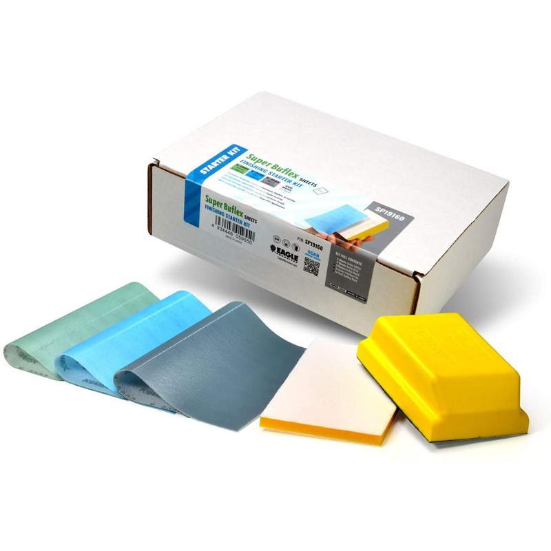 Eagle Abrasives Super Buflex Sheet Starter Kit - Car Supplies WarehouseEagle Abrasivesabrasiveabrasivesbuflex