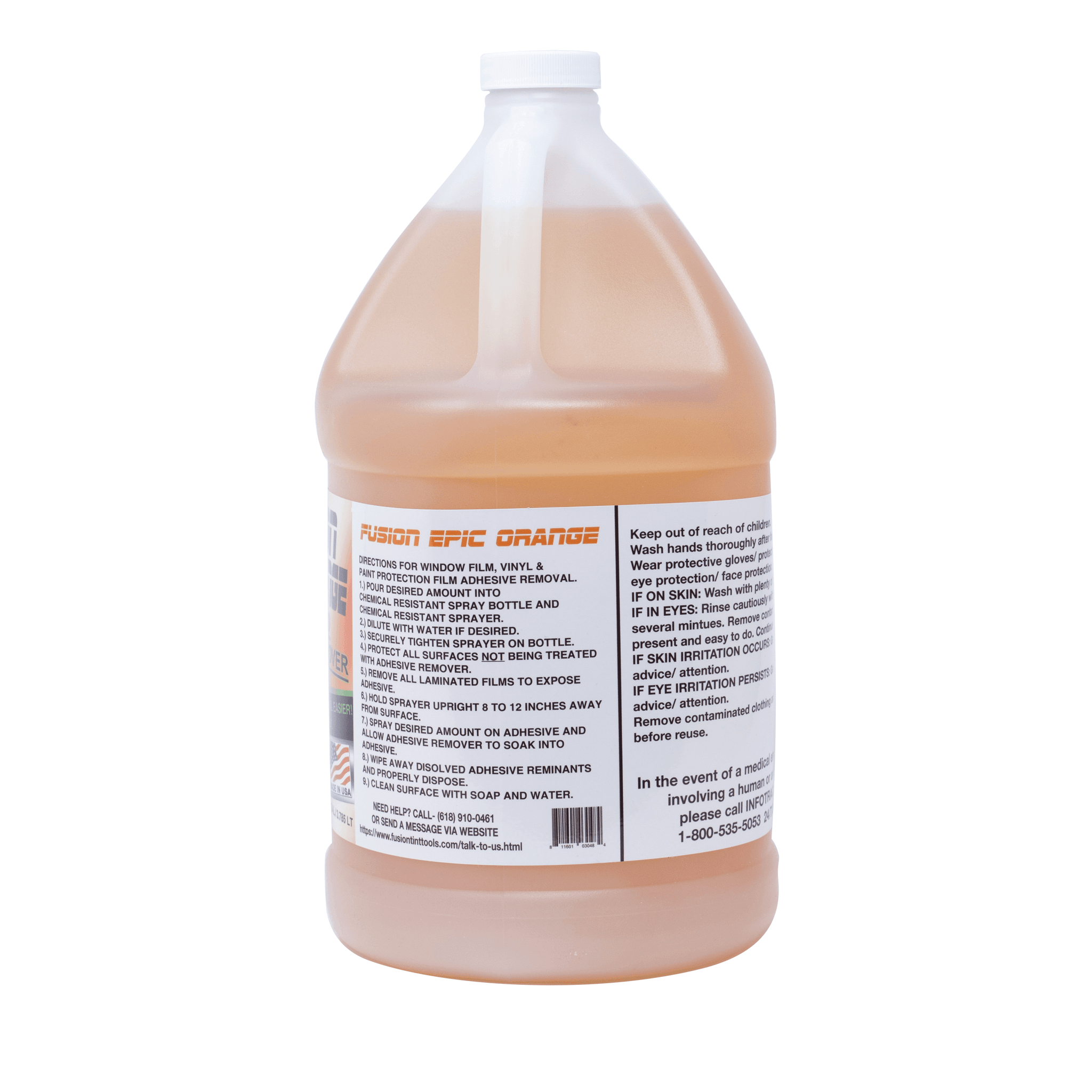 1 GALLON FUSION EPIC ORANGE ADHESIVE REMOVER – Fusion Tools