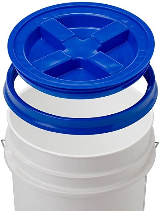 Bucket Kit, 3.5 Gallon Bucket with Black Gamma Seal Screw-On