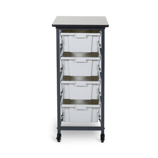 Luxor MBS-SR-4L Mobile Bin Storage Unit - Car Supplies WarehouseLuxorcartcartsluxor