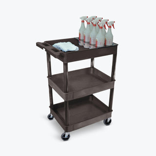 Luxor STC111H-B Utility Tub Cart With Bottle Holder - Car Supplies WarehouseLuxoraccessoriescartcarts